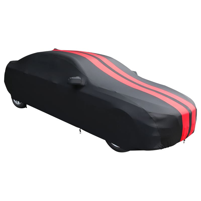 Housse voiture <br> Rouge et Noir