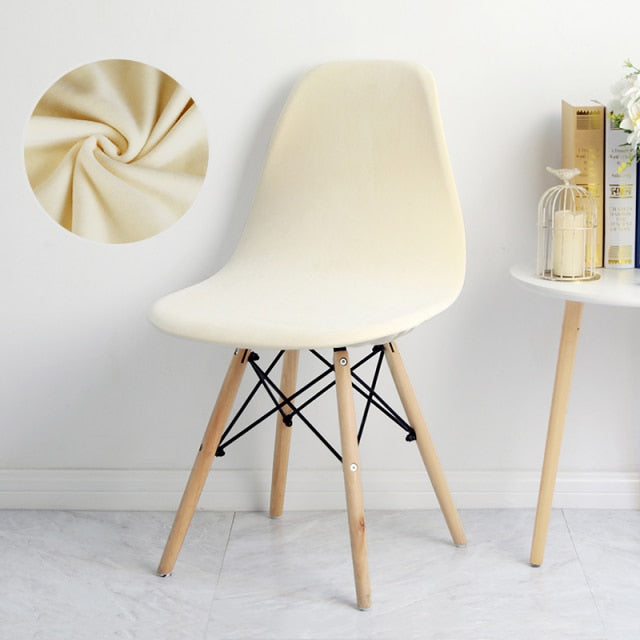 Housse de chaise scandinave velours - Housse de chaise velours
