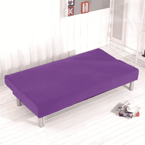 Housse de Canapé Clic Clac Motif Moderne Violet - Design Universelle & Moderne