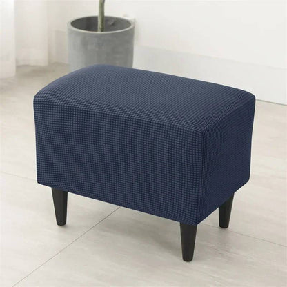 Housse de fauteuil oreiller extensible - bleu marine - Protection et style nordique