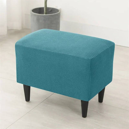 Housse de fauteuil oreiller extensible - bleu canard - Protection et style nordique