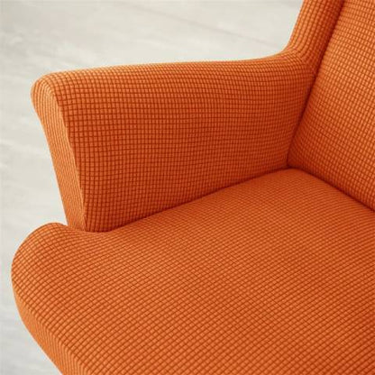 Housse de fauteuil oreiller extensible - Orange - Protection et style nordique