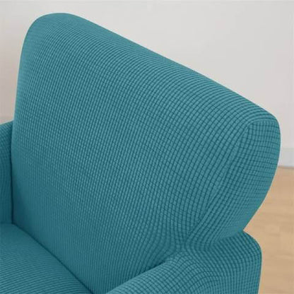 Housse de Fauteuil Crapaud Bleu Canard - Sobriété et Protection
