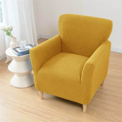 Housse de Fauteuil Crapaud Jaune Moutard - Sobriété et Protection
