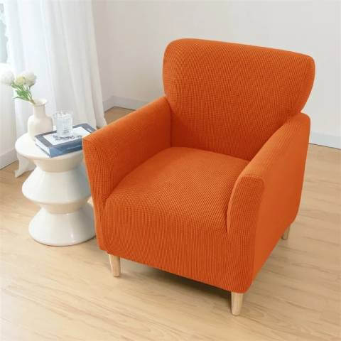 Housse de Fauteuil Crapaud Orange - Sobriété et Protection