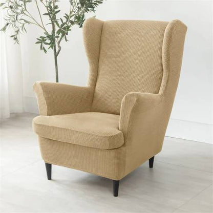 Housse de fauteuil oreiller extensible - Beige - Protection et style nordique