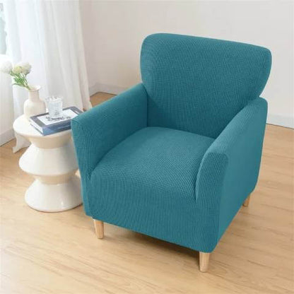 Housse de Fauteuil Crapaud Bleu Canard - Sobriété et Protection