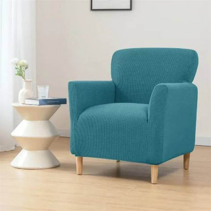Housse de Fauteuil Crapaud Bleu Canard - Sobriété et Protection