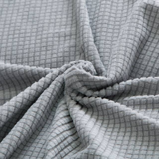 Housse canapé d'angle universelle à design matelassé - Plaid canapé d'angle gris pour maison