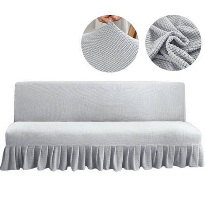 Housse canapé clic clac - Housse pour clic clac en tissu jacquard extensible