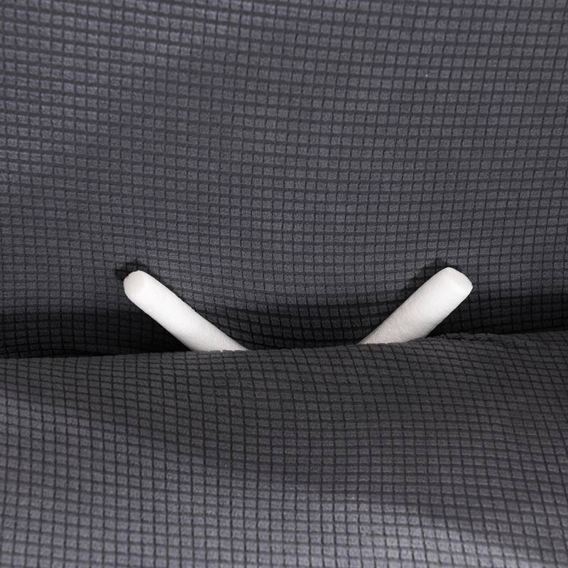 Housse pour canapé d'angle universelle gris - Protege canapé angle en polyester pour domicile