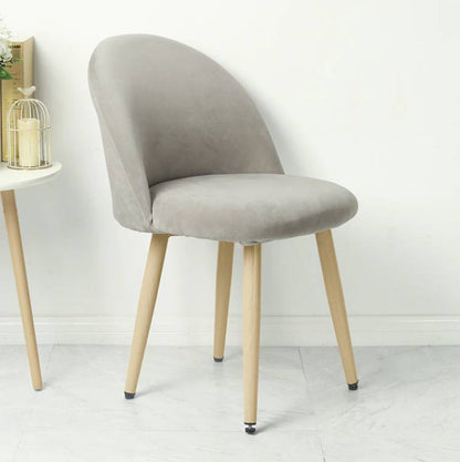Housse de Chaise <br/> Scandinave Velours - Gris
