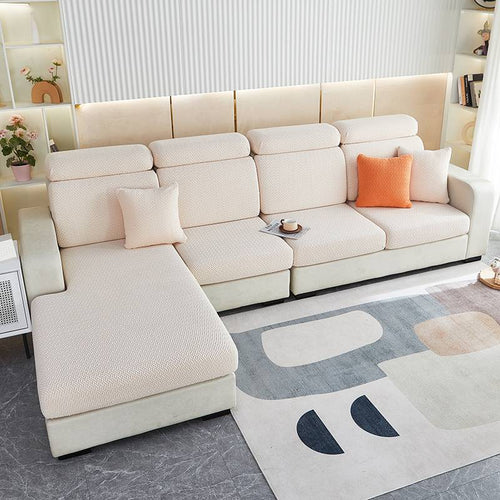 Housse de coussin d'assise pour canapé - Beige