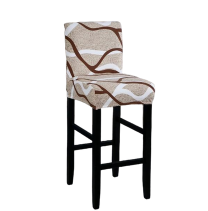 Housse de Tabouret <br> Imprimée Beige