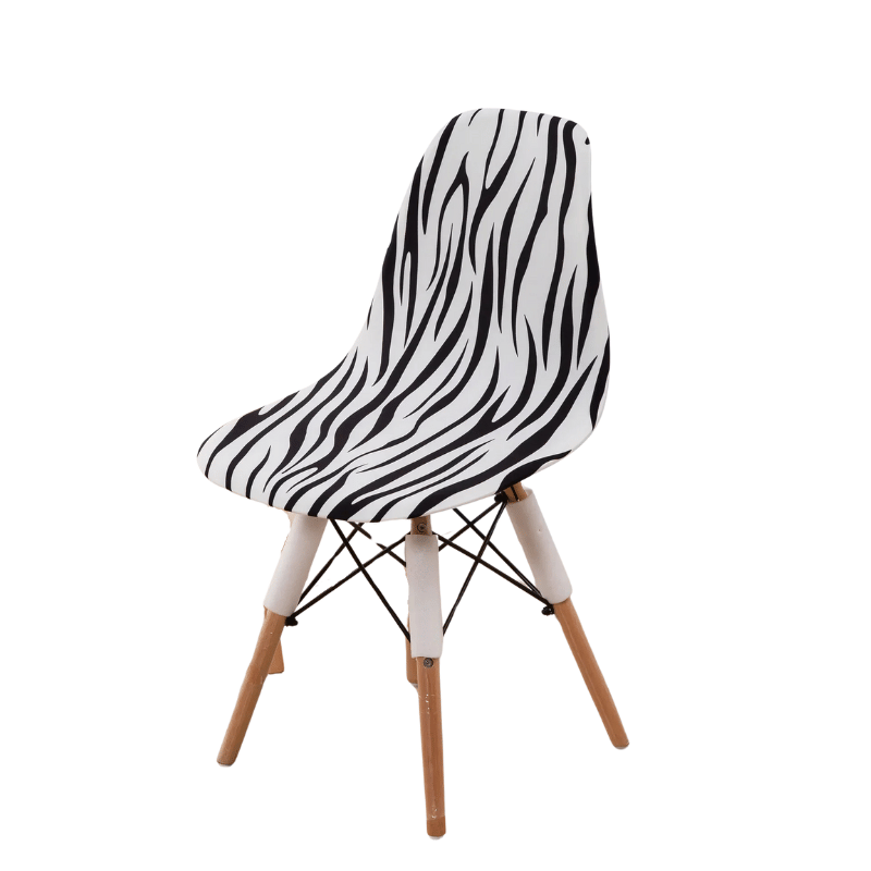 Housse Chaise Scandinave Motifs Imprimés