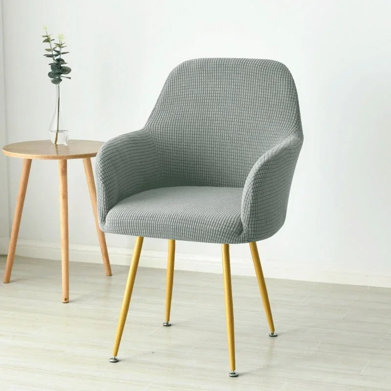 Housse de Chaise Scandinave - Avec Accoudoirs
