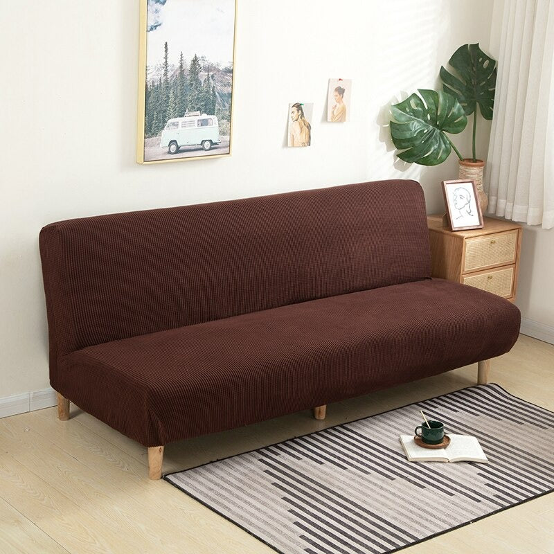 Housse pour clic clac marron - Housse de canapé clic clac coloris marron