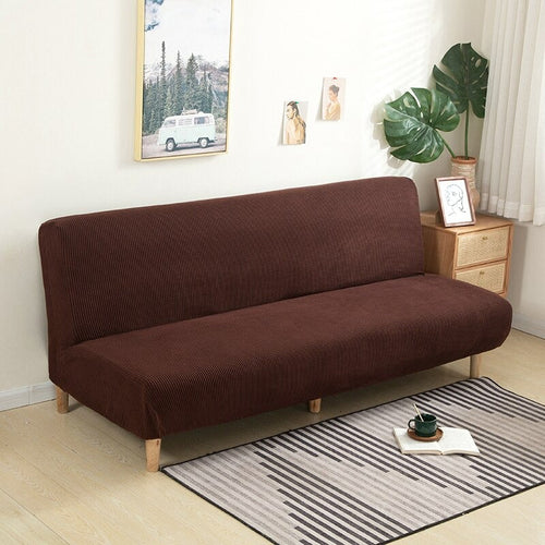 Housse pour clic clac marron - Housse de canapé clic clac coloris marron