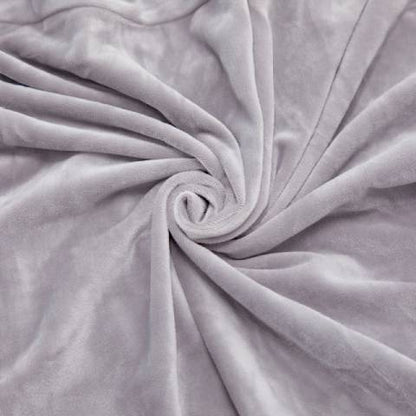 Housse de fauteuil à oreilles velours - gris - Élégance et Protection