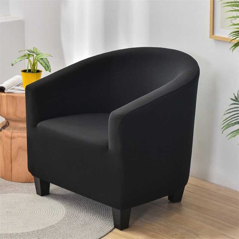 Housse de Fauteuil Extensible - Housse pour fauteuil noir