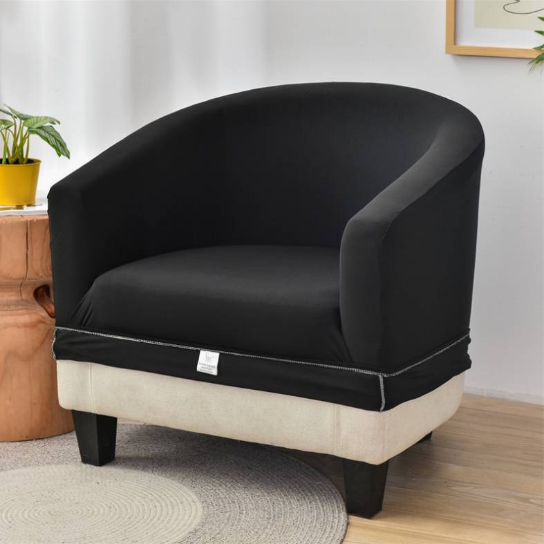 Housse de Fauteuil Extensible - Housse pour fauteuil noir