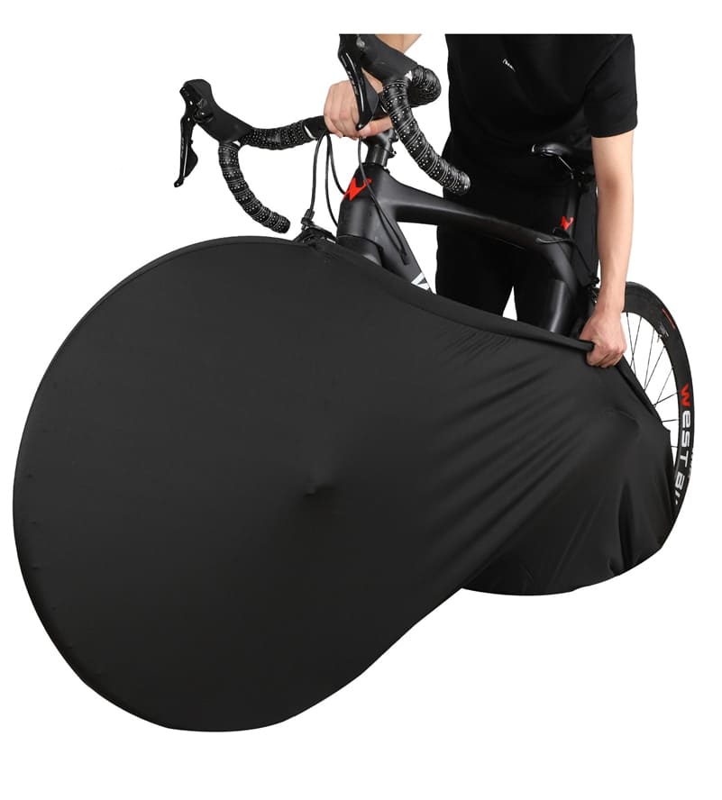Housse vélo <br> Noir élastique