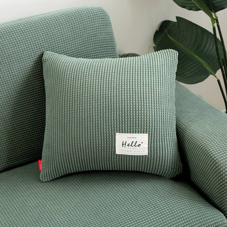 Housse de Canapé d'Angle  - Vert Menthe - Protection Optimale