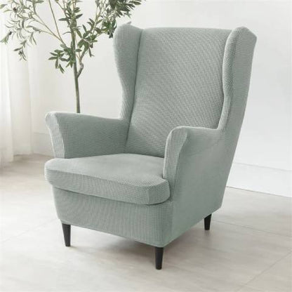 Housse de fauteuil oreiller extensible - Gris clair - Protection et style nordique