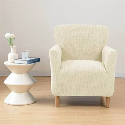 Housse de Fauteuil Crapaud Blanc Cassé - Sobriété et Protection