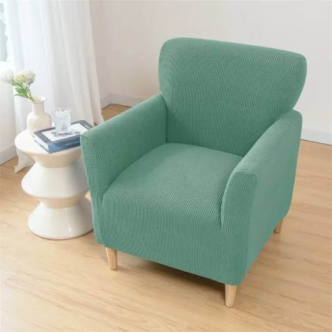 Housse de Fauteuil Crapaud Vert Menthe  - Sobriété et Protection