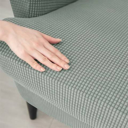 Housse de fauteuil oreiller extensible - Gris clair - Protection et style nordique