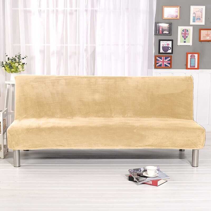 Housse pour clic clac velours beige - Housse clic clac en velours beige