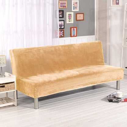 Housse pour clic clac velours beige - Housse clic clac en velours beige