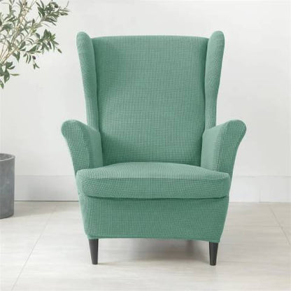 Housse de fauteuil oreiller extensible - Vert menthe - Protection et style nordique