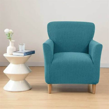 Housse de Fauteuil Crapaud Bleu Canard - Sobriété et Protection