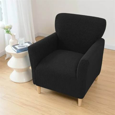 Housse de Fauteuil Crapaud Noire  - Sobriété et Protection
