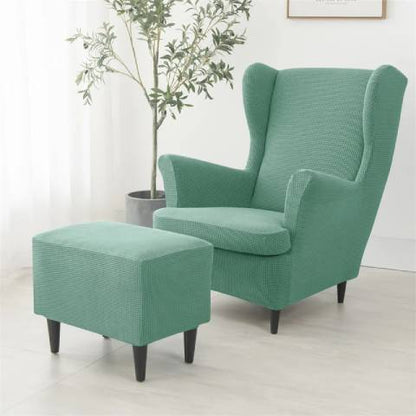 Housse de fauteuil oreiller extensible - Vert menthe - Protection et style nordique