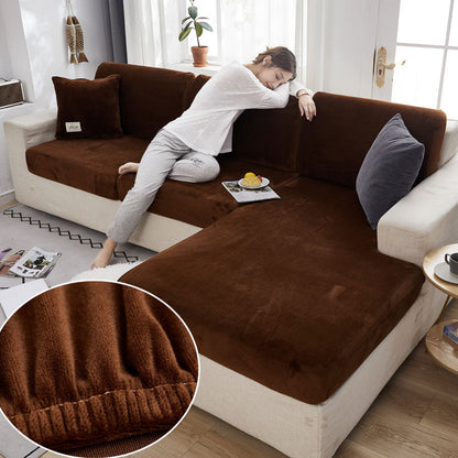 Housse de Coussin Canapé <br> Marron