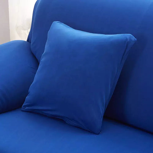 Housse de Coussin Bleu Royale