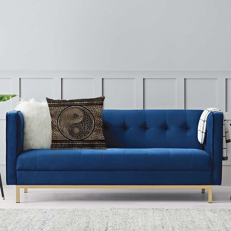 Housse de coussin <br> Yin Yang