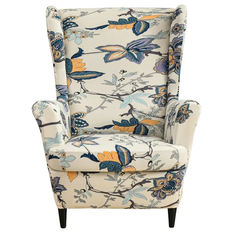 Housse de Fauteuil à Oreilles Imprimée 13