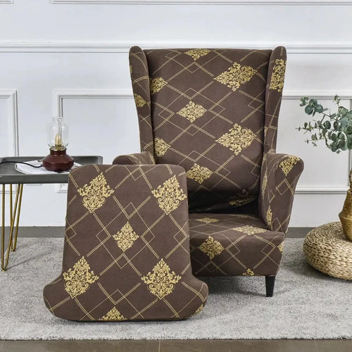 Housse de Fauteuil à Oreilles Imprimée 18