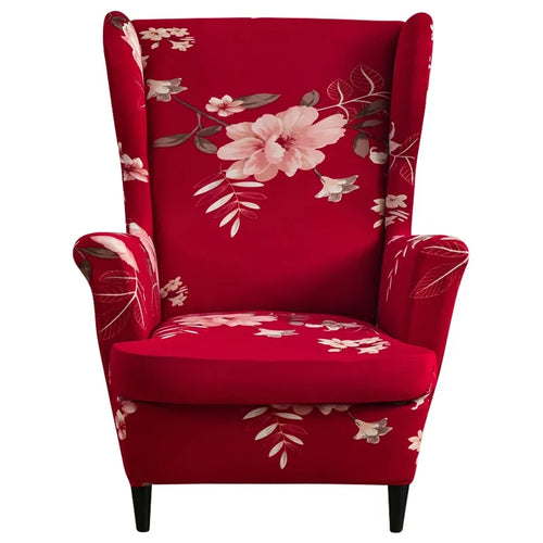 Housse de Fauteuil à Oreilles Imprimée 19