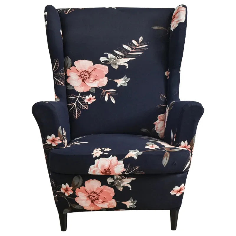 Housse de Fauteuil à Oreilles Imprimée 21