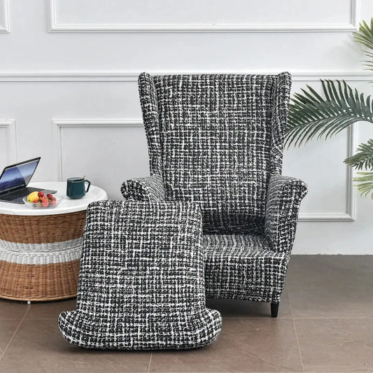 Housse de Fauteuil à Oreilles Imprimée 24
