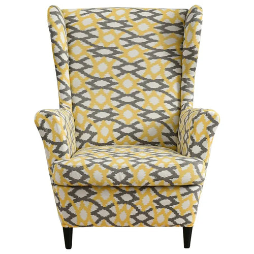 Housse de Fauteuil à Oreilles Imprimée 25