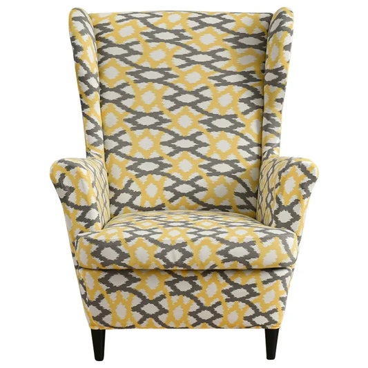 Housse de Fauteuil à Oreilles Imprimée 25