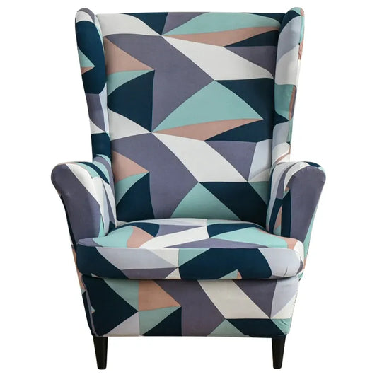 Housse de Fauteuil à Oreilles Imprimée 27