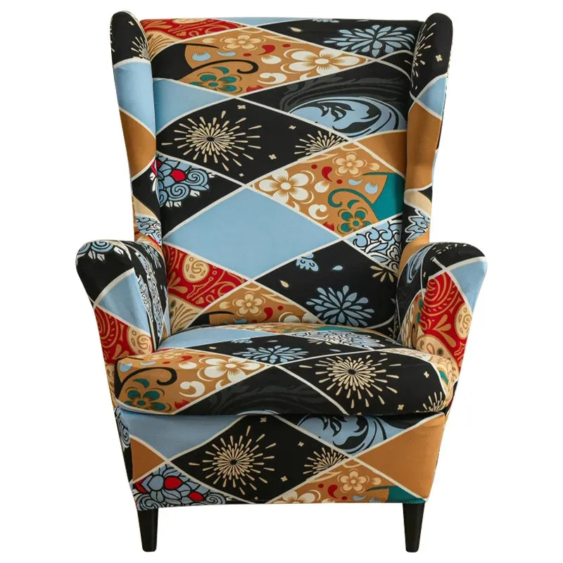 Housse de Fauteuil à Oreilles Imprimée 29