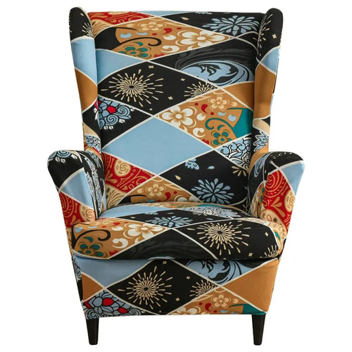 Housse de Fauteuil à Oreilles Imprimée 29